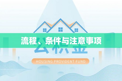 萍乡流程、条件与注意事项